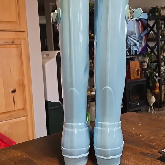 Hunter Blue Women's Winter & Rain Boots - Picture 5 of 7